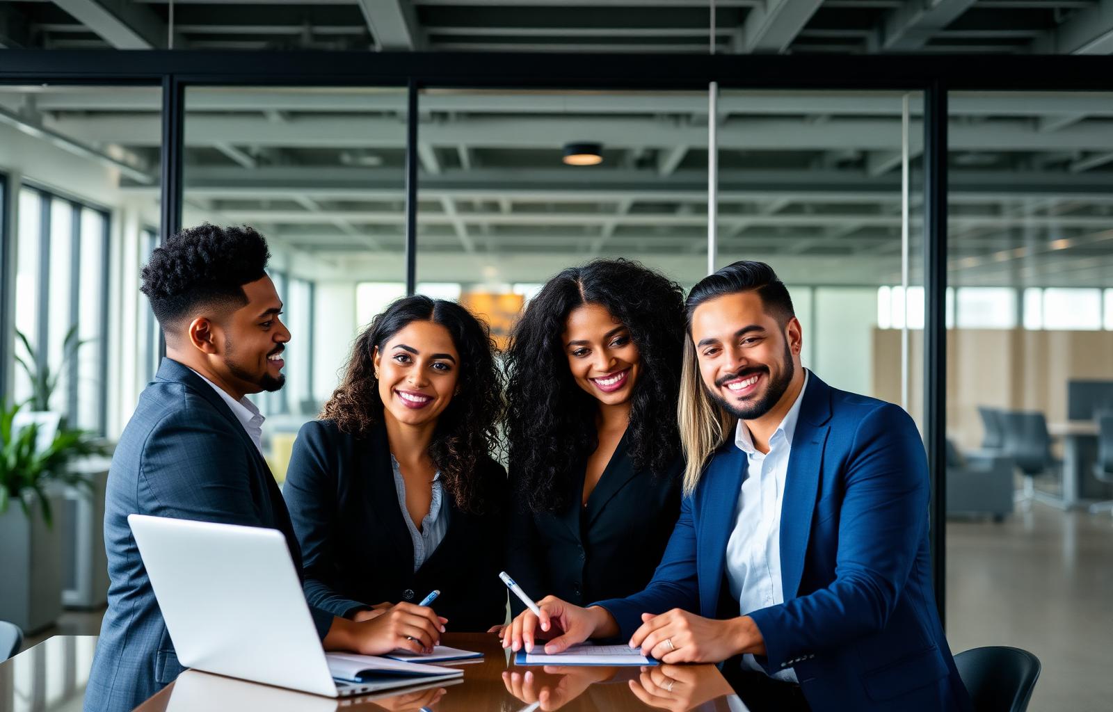 Klodda consulting team in a working session